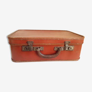 Valise vintage en carton 1960