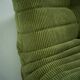 Togo Armchair and Pouf in Fresh green Corduroy