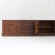 Vintage Brutalist Sideboard solid wood , Spain 1970s