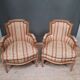 Paire de bergere style Louis XVI