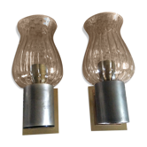 Pair of vintage wall lamps