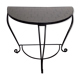Wrought iron feet console