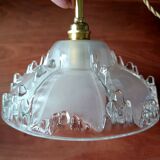 Paire SUSPENSIONS art déco ezan Jean Gaultier, suspensions vintage 1930 Fra