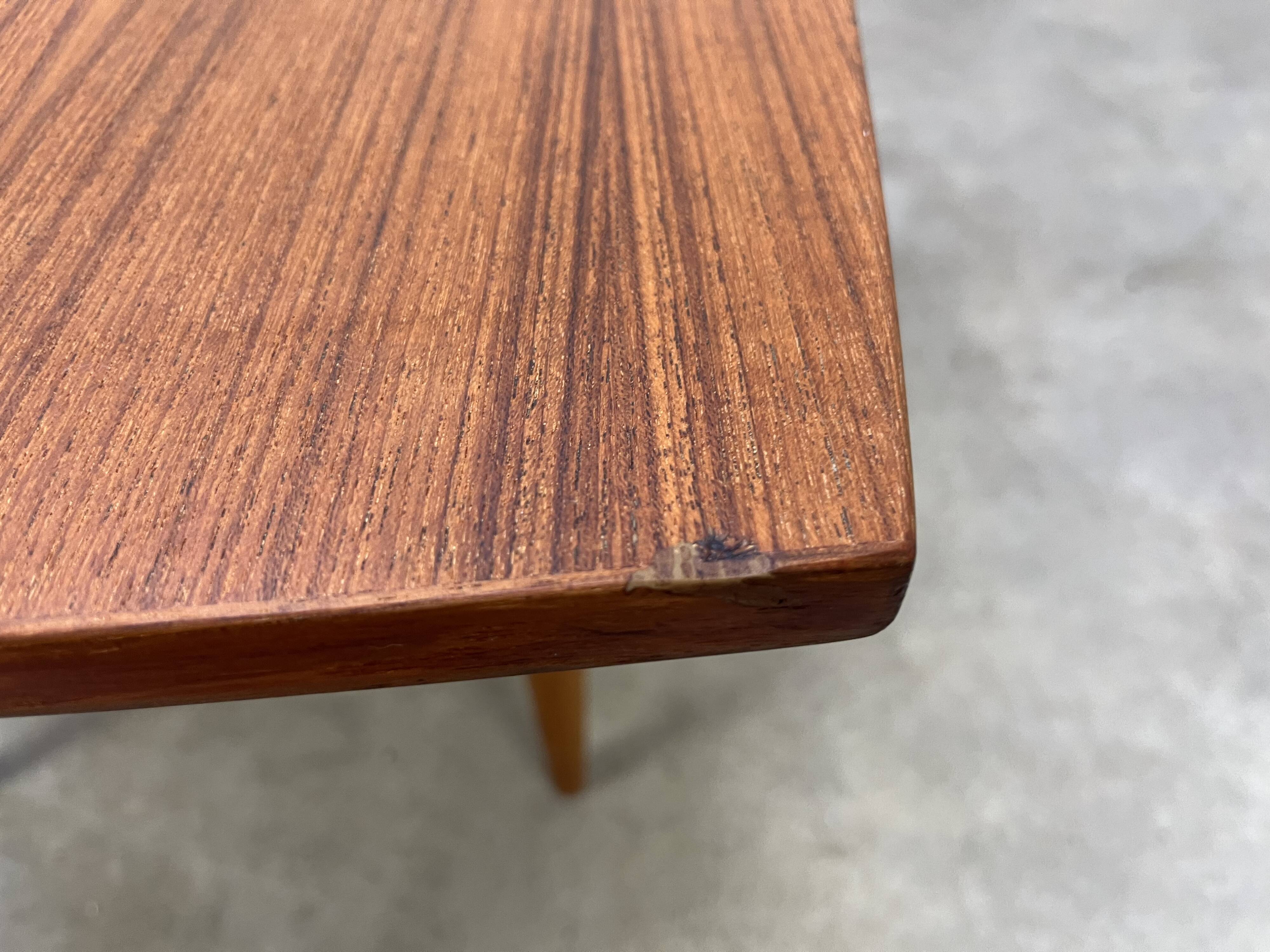 Scandinavian teak coffee table, 1960s