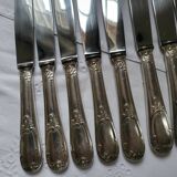 12 soh silver plated table knives