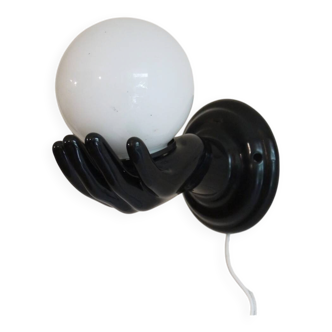 Vintage ceramic wall light "hand"