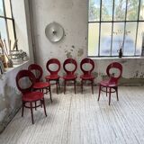 Set 6 chaises bistrot Baumann modèle Mouette