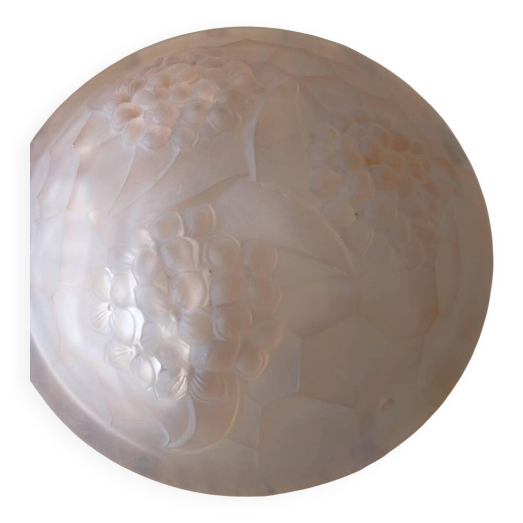 Art Deco chandelier bowl