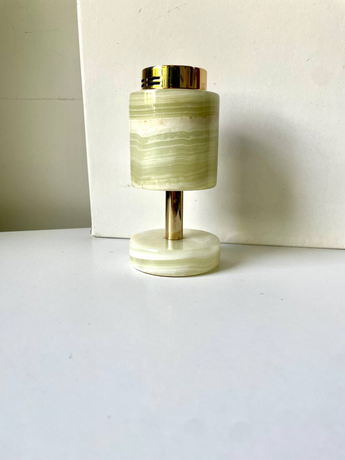 Briquet de table vintage SAROME Japon en marbre onyx