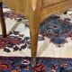 Transitional jump commode in walnut with marble top - 1950s