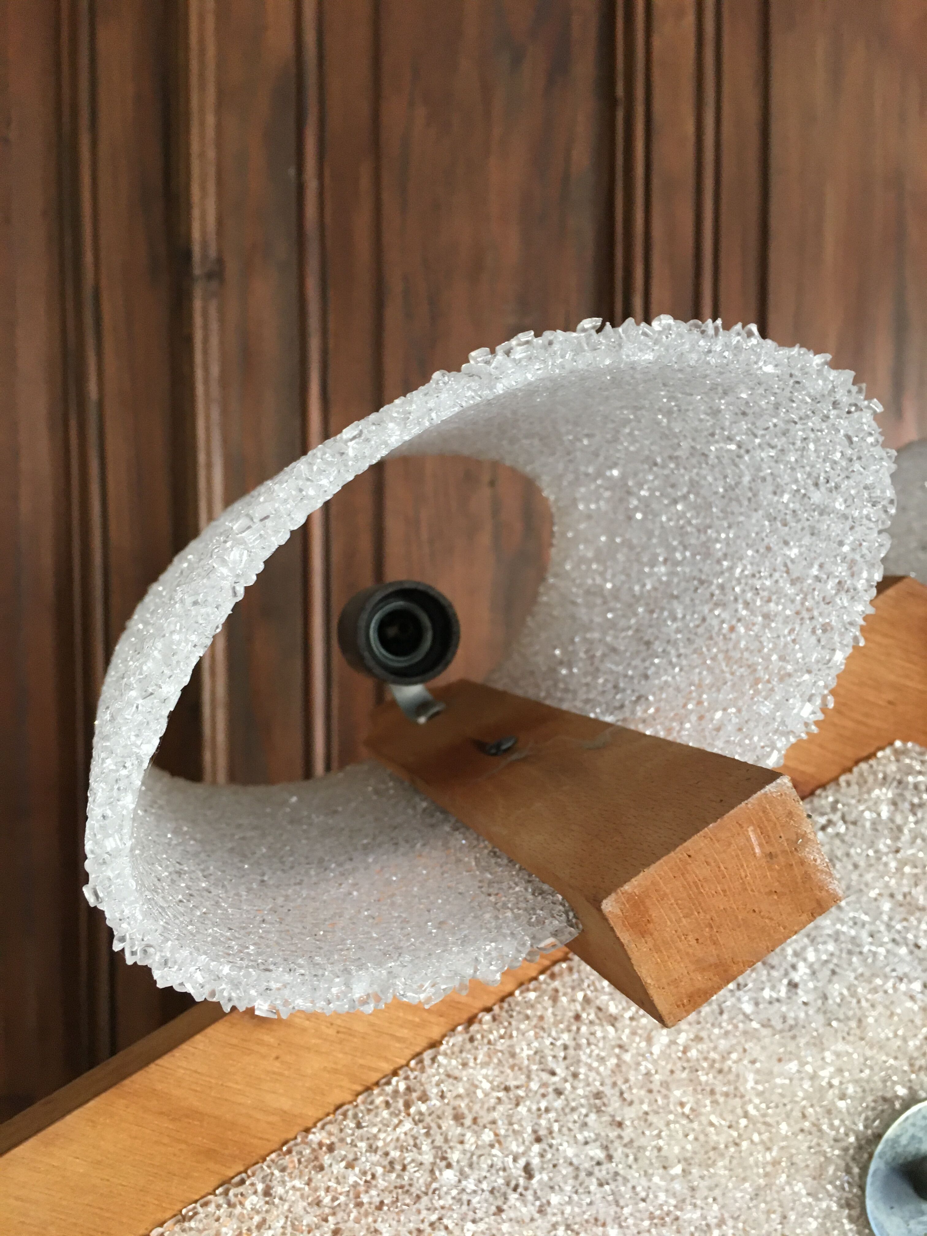 Scandinavian vintage chandelier 8 appliques