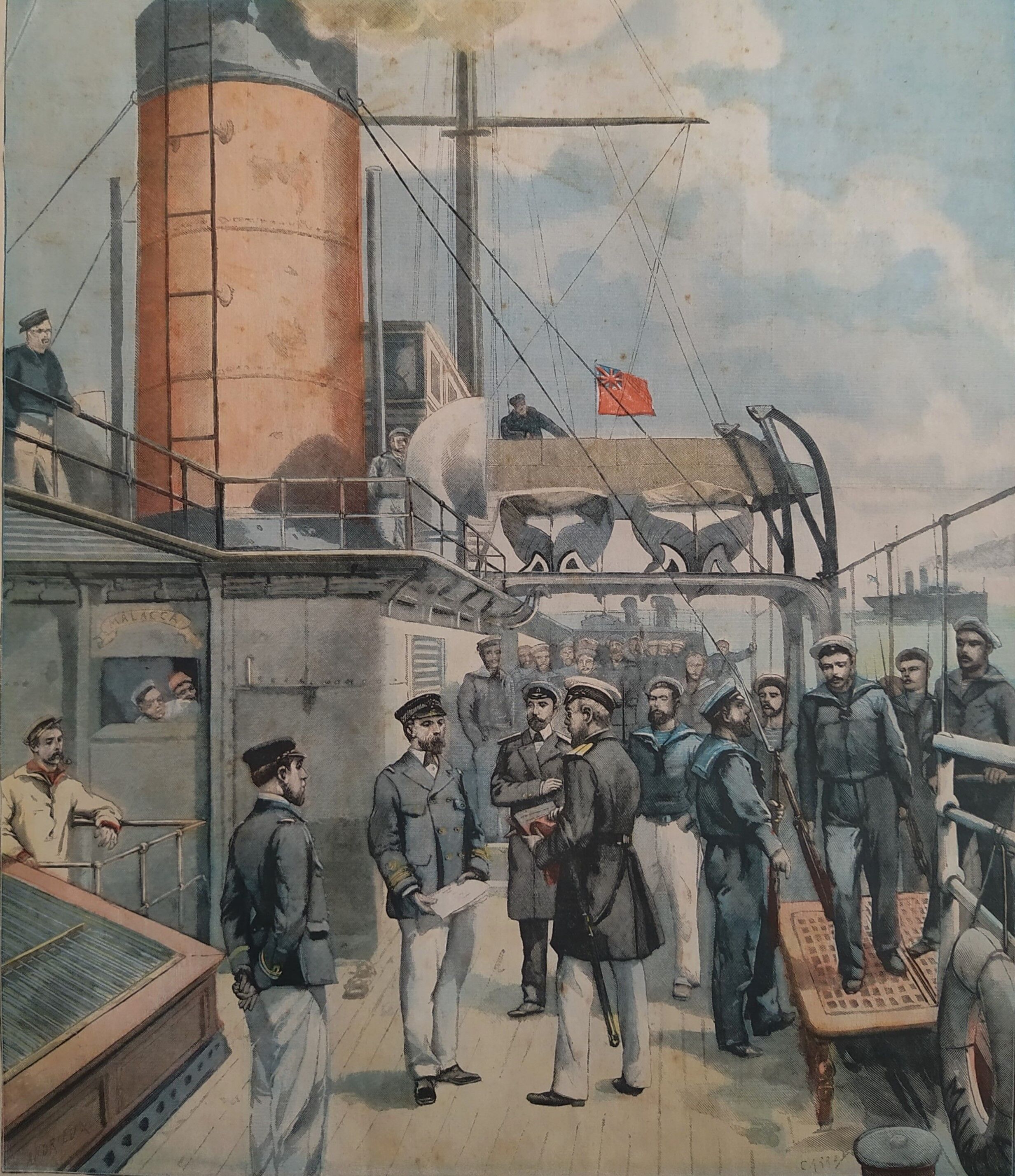 The Officers of the 'Petersburg' 1904