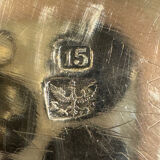 Pot à lait ancien en métal argenté – Style Rococo, décor ciselé, début