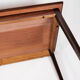 Coffee table in rosewood and black slate of Danish design, 1960s