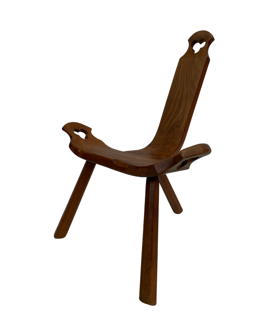 Chaise espagnole vintage brutalist design minimaliste