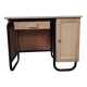 Bureau années 50 bois et métal tubulaire