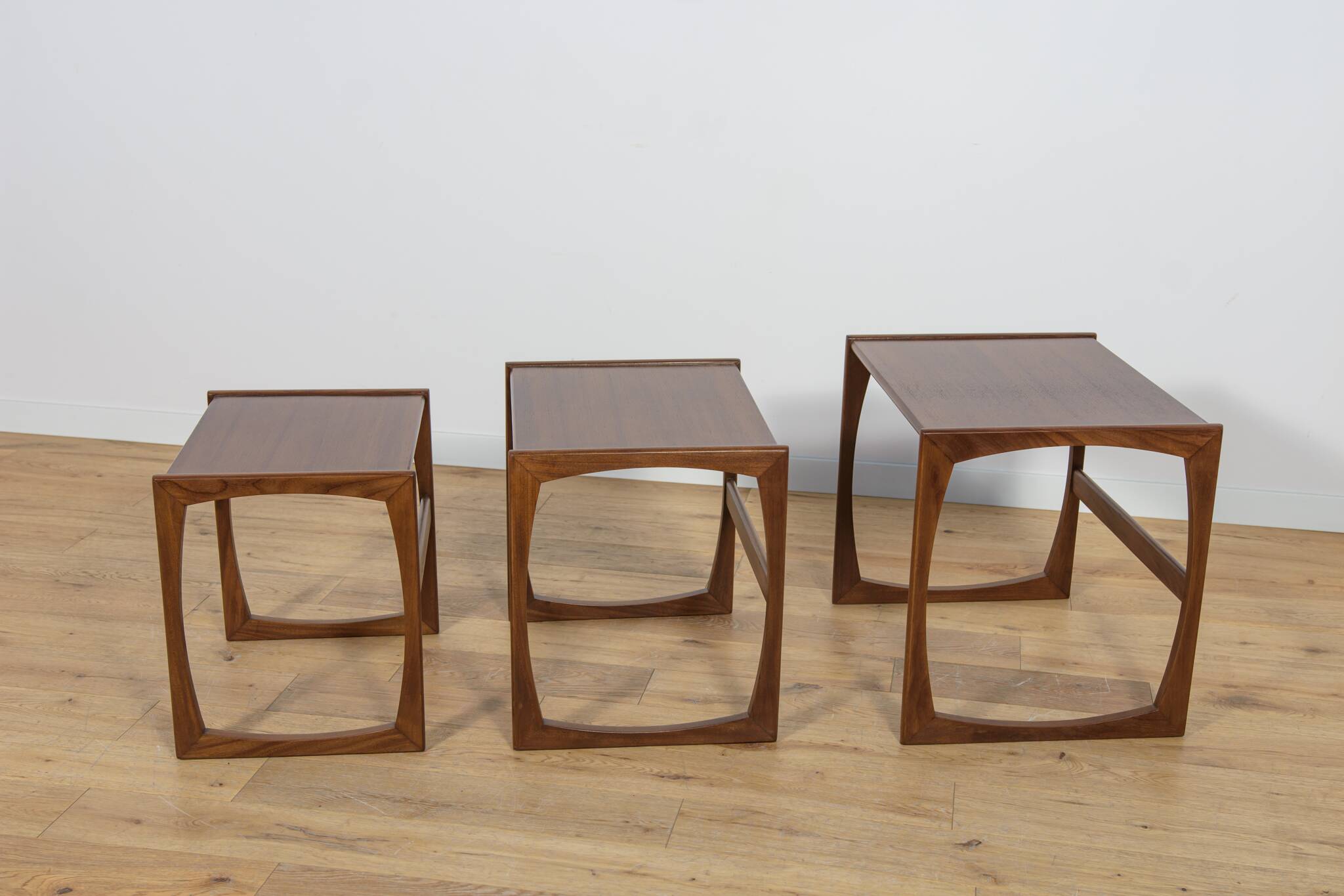 Mid-Century Teak Nesting Tables by R. Benett for G-Plan, United Knigdom, 1970s, Set of 3