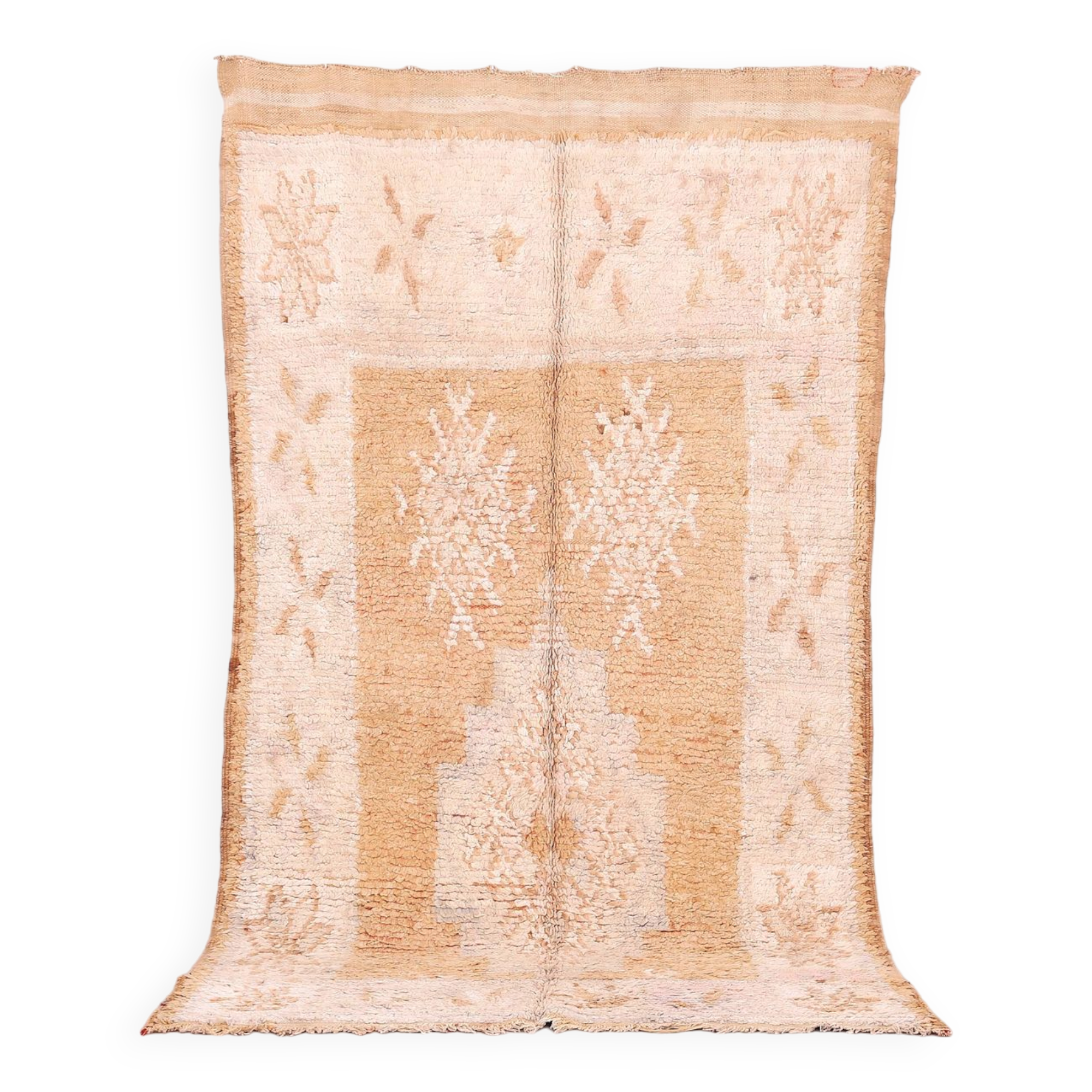 Yellow Vintage Berber Rug 153 CM X 266 CM - Tapis berbere vintage