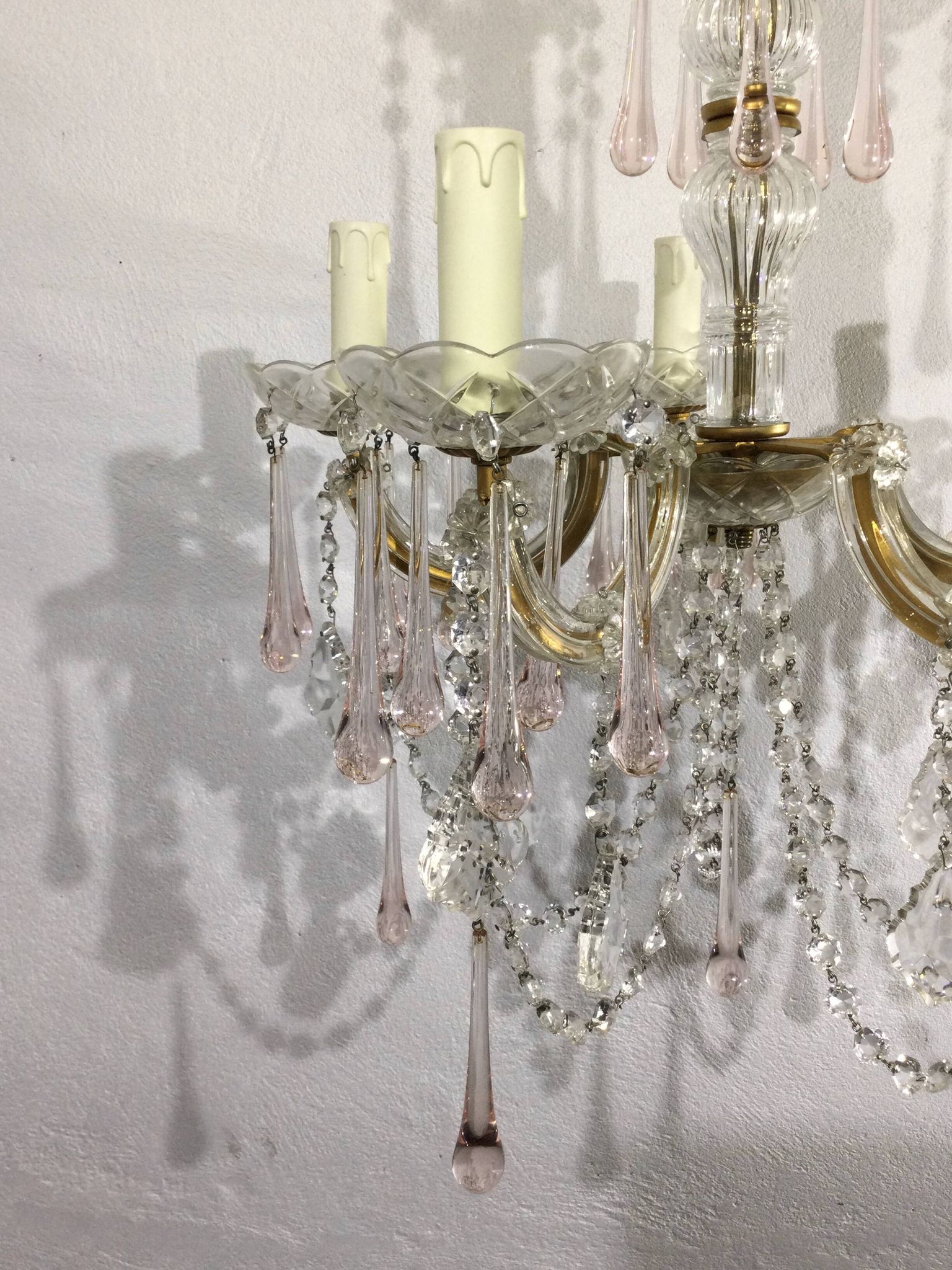Lustre marie thérèse cristal 5 lumières