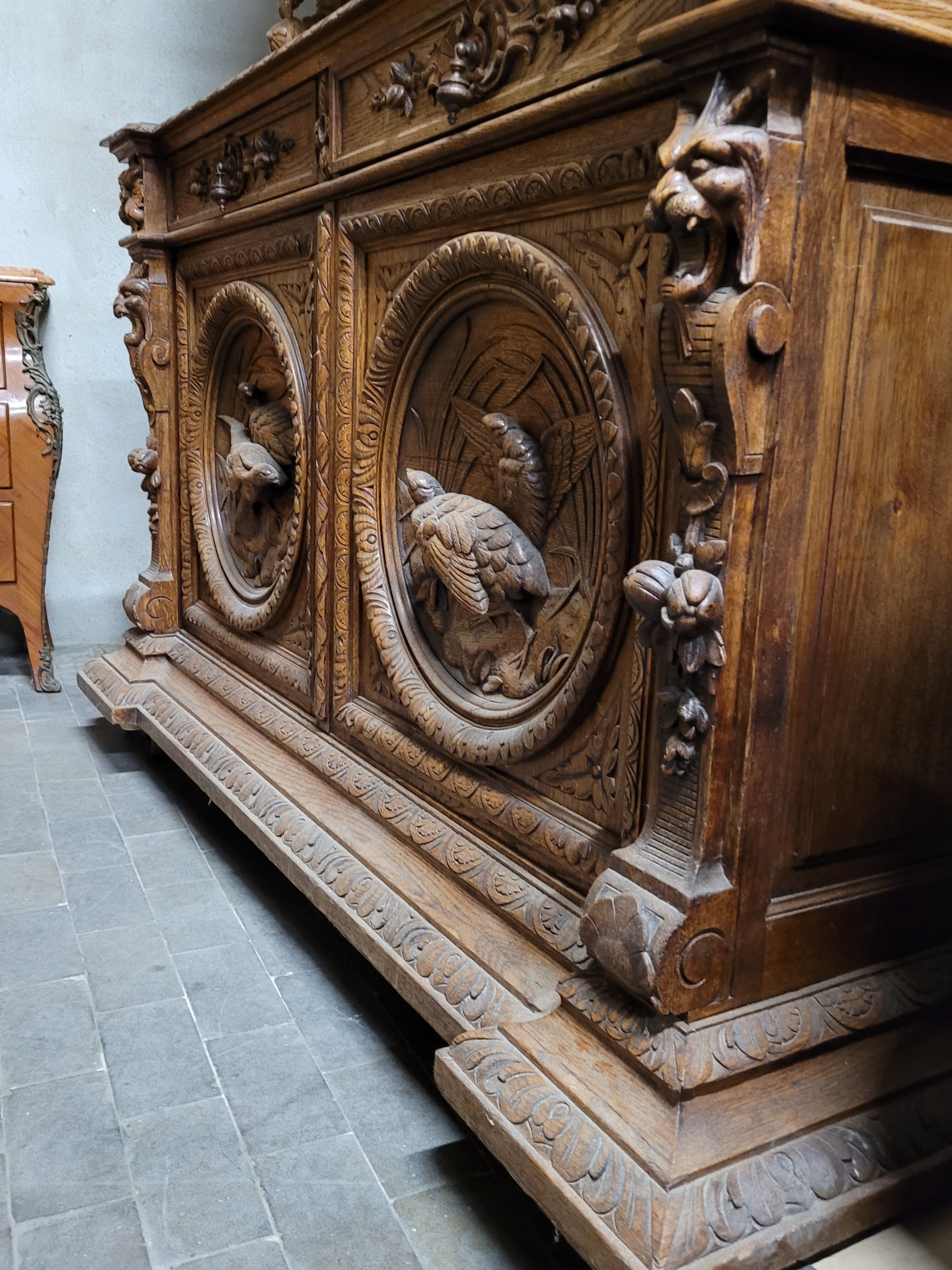 Buffet de chasse style Henri II époque Napoléon iii