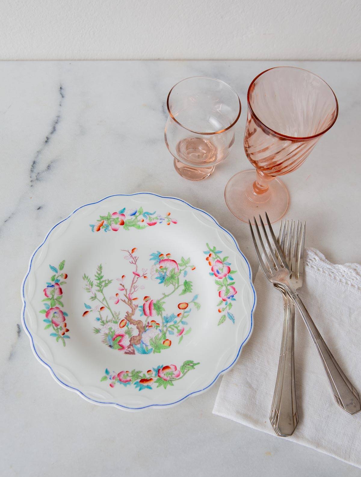 Set of 10 English Minton "Indian Tree" dinner plates 1851