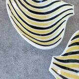 Large bowls, empty pockets by Alessio Tasca in Italian ceramic 60-70
