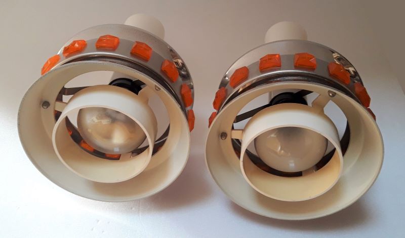 Pair of vintage chandeliers 1970