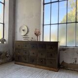 Green patina workshop furniture