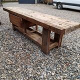 Old large workbench