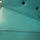 Seat "Scala" turquoise velvet leather black