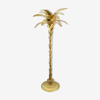 Golden metal palm tree