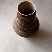 70s Spara ceramic Japandi vase, minimalist vase.