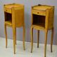 Paire de petits chevets de style Louis XV