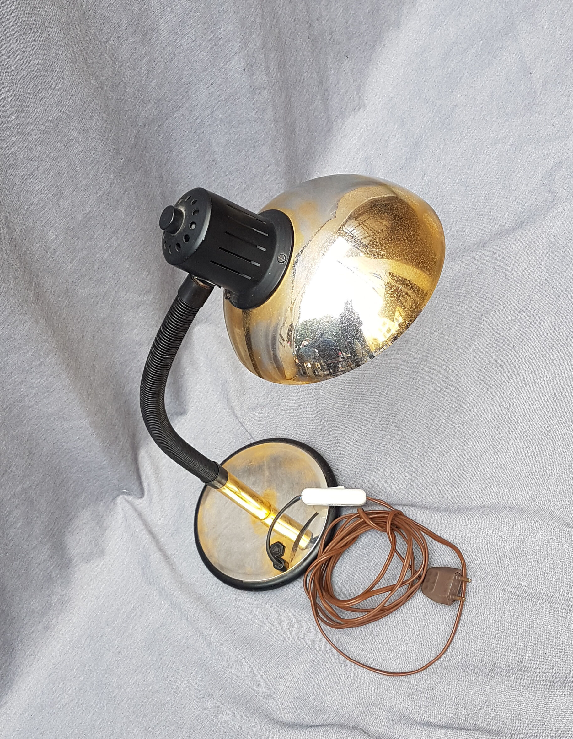 Vintage lamp from aluminor
