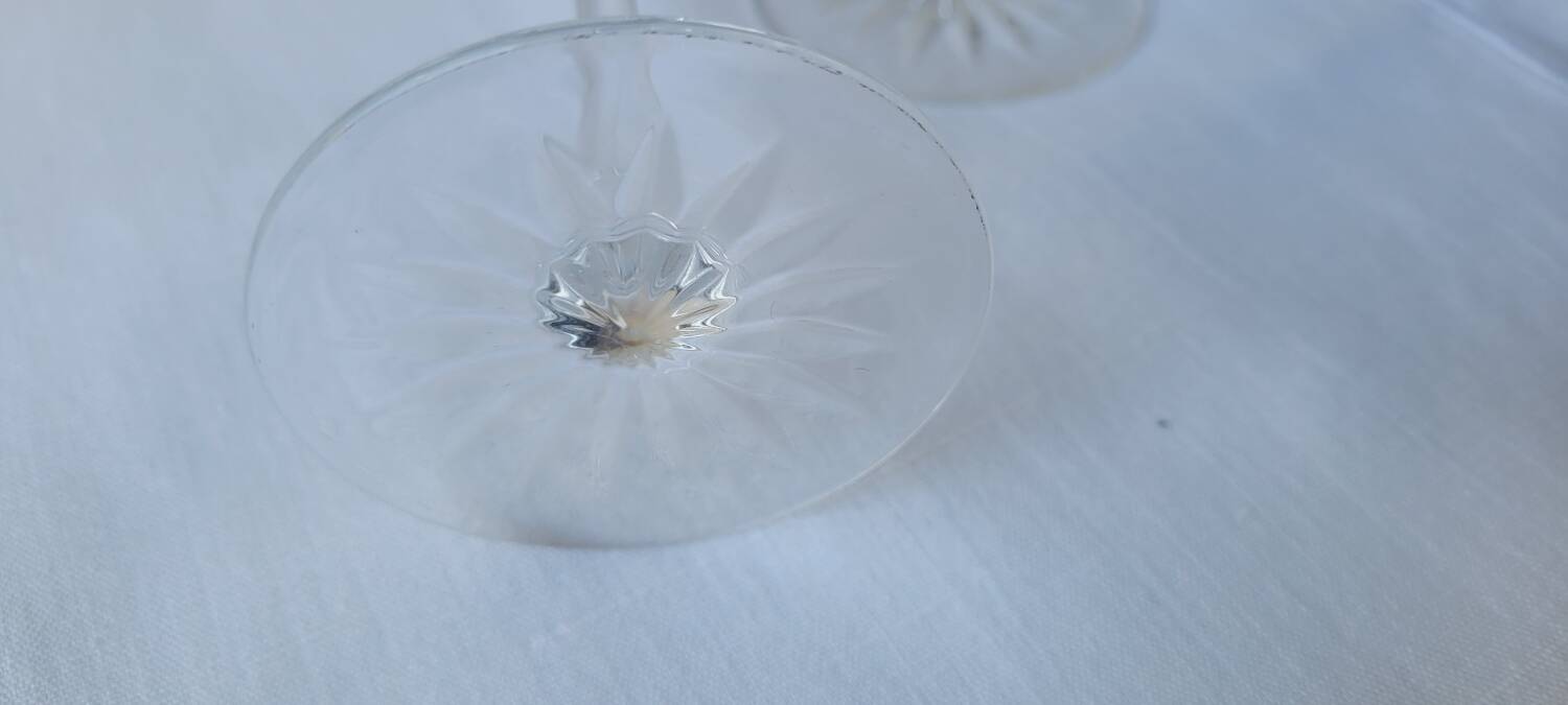 Set de 4 flûtes cristal
