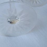 Set of 4 crystal flutes