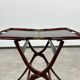 Folding table in mahogany in the style of the Vienna Secession.