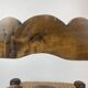 Chaise basse en bois tourné Bobbin à la manière de Charles Dudouyt, France, années 1950