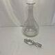 2211785 Old crystal decanter cap facets XXth