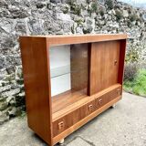 Teak display cabinet 1970