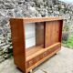 Buffet vitrine en teck 1970