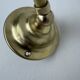 A pair of vintage opaline and brass wall lights