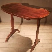 Kidney-shaped side table
