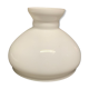 Abat-jour dôme en verre opalin blanc