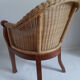 Rattan armchair