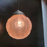Art Deco glass suspension