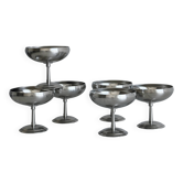 6 Letang Remy stainless steel footed cups