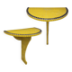 Pair of floating consoles, tesela mosaic, Art Decó, 50's – France