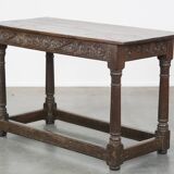 Antique English side table/hall table from the early 18th century