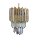 Large Venini chandelier 3 levels crystal